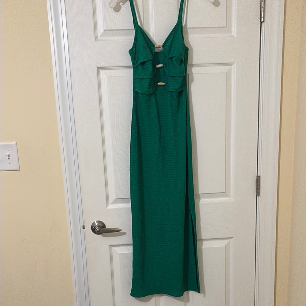 Chic Green Maxi Dress